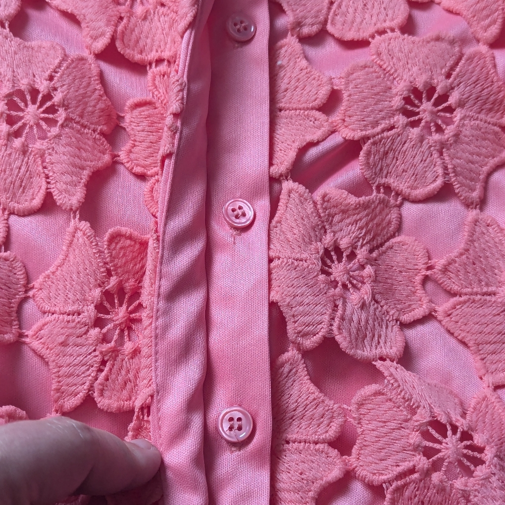 EUC Petal & Pup Tallie Mini Dress in Watermelon - Picture 8 of 16